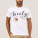 Recherche de drapeau sicilien tshirts L'italie