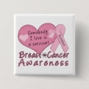 Search for cancer survivor buttons Pink