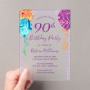 Search for fractals 5x7 invitations Purple