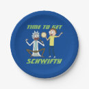 Search for cartoon network paper plates Rick and morty