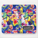 Search for macaw parrot mousepads Tropical birds