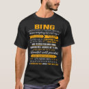 Recherche de bing tshirts Chemise