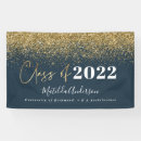Search for navy blue graduation banners Glitter