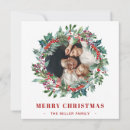 Search for holly wreath christmas cards Modern