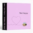 Search for cute bee binders Animal