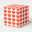 Search for red heart favour boxes Pattern