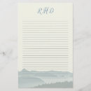 Search for lined writing paper Monogrammed