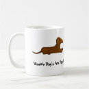 Recherche de teckel de bande dessinée tasses Animal