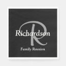 Search for silver napkins Black and white