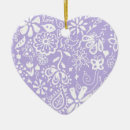 Search for purple heart ornaments Beautiful
