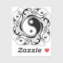 Search for symbol of balance stickers Black and white
