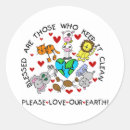 Search for love earth stickers Save the planet