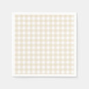 Search for brown plaid napkins Fall baby shower