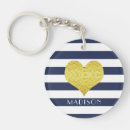 Search for heart stripes keychains White