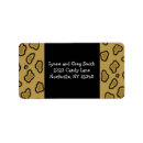 Search for leopard return address labels Zoo