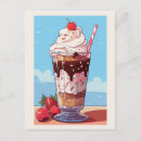 Recherche de milkshake cartes postales Crème glacée