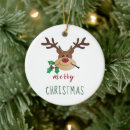 Search for rudolph ornaments Illustration