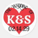 Search for red heart wedding stickers Pretty