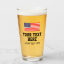 Search for “flag beer glasses America