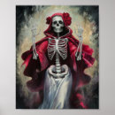 Search for black and red skull art Death