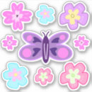 Search for butterfly drawing stickers Colourful