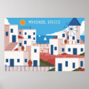 Search for mykonos posters Illustration