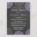 Search for chalkboard bridal shower invitations Purple