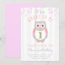 Search for owl 1st birthday invitations Forest