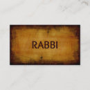 Search for jewish business cards Rabbi