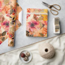 Search for floral wrapping paper Rustic