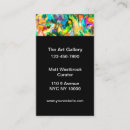Search for art gallery business cards Artistic