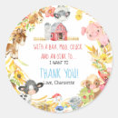 Search for farm animals birthday stickers Farm animal party