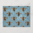 Search for vintage bee postcards Insect