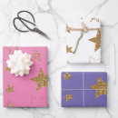 Search for pink and gold star wrapping paper Girl