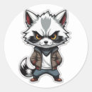 Search for bandit stickers Raccoon