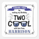 Search for cool blue stickers Second birthday