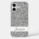 Search for faux silver glitter iphone cases Girly