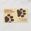 Search for track business cards Animal