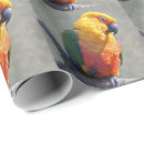 Search for parakeet wrapping paper Conure