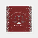 Search for law school graduation napkins Elegant