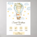 Search for hot air balloon nursery decor Birth stats