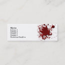 Recherche de sang mon sang cartes visite Éclaboussure