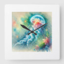 Search for jellyfish clocks Watercolor