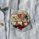 Recherche de animaux vintages badges Chats