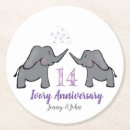 Recherche de éléphant dessous de verres Violet