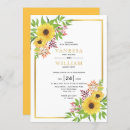 Search for sunflower frame invitations Autumn
