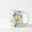 Search for dinosaur pattern mugs Tyrannosaurus rex