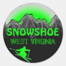 Search for snowshoe stickers Ski