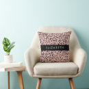 Recherche de rose de léopard coussins Leopard spots