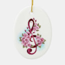 Search for music notes oval ornaments Musical